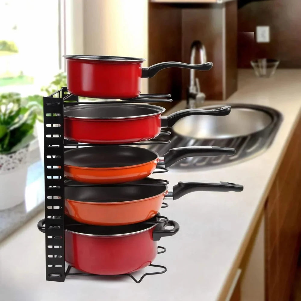 Adjustable Pan and Pot Rack 🍳