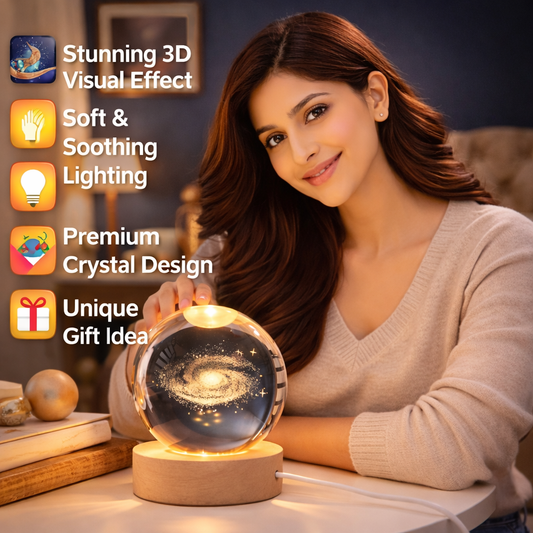 3D Crystal Lamp Ball ✨